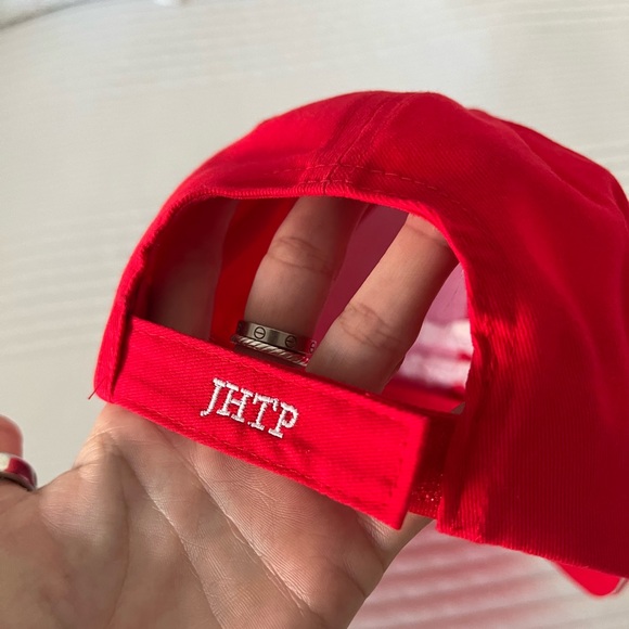 Red Adjustable Hat — “It’s a red hat, get over it” maga - Picture 6 of 9